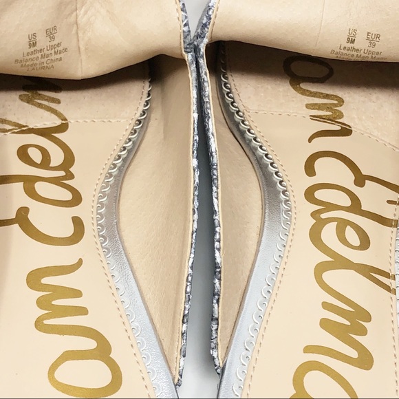 Sam Edelman Soft Silver Mules Size 9 - Picture 8 of 10